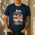 Farm Trip Field Trip Squad Farm Visit Teachers Students Men's Casual T-Shirt Navy