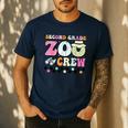 Field Zoo Trip Shirt For Teacher Second Grade Crew Men's Casual T-Shirt Navy Field Zoo Trip Shirt For Teacher Second Grade Crew Men's Casual T-Shirt Navy
