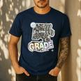 First Day Of Fifth Grade Composition Notebook Teacher Men's Casual T-Shirt Navy