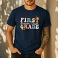 First Grade Dream Team First Day Of 1st Grade Teachers For Men Women Men's Casual T-Shirt Navy First Grade Dream Team First Day Of 1st Grade Teachers For Men Women Men's Casual T-Shirt Navy
