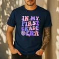 In My First Grade Era 1st Grade Girls Teacher Back To School Men's Casual T-Shirt Navy In My First Grade Era 1st Grade Girls Teacher Back To School Men's Casual T-Shirt Navy