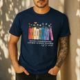 Floral Books Never Underestimate A Public School Teacher Men's Casual T-Shirt Navy Floral Books Never Underestimate A Public School Teacher Men's Casual T-Shirt Navy