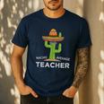 Fun Teacher Appreciation Humor Nacho Average Teacher Men's Casual T-Shirt Navy Fun Teacher Appreciation Humor Nacho Average Teacher Men's Casual T-Shirt Navy