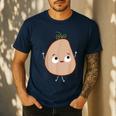 Good Egg Teacher Halloween Costume The Couch Potato Men's Casual T-Shirt Navy Good Egg Teacher Halloween Costume The Couch Potato Men's Casual T-Shirt Navy