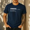 Grammar Teacher And Punny Punctuation Men's Casual T-Shirt Navy Grammar Teacher And Punny Punctuation Men's Casual T-Shirt Navy