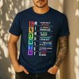 Growth Mindset Positive Motivational Classroom Teacher Learn Men's Casual T-Shirt Navy