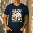 Halloween You Can't Scare Me I'm a Daycare Teacher Ghost Men's Casual T-Shirt Navy Halloween You Can't Scare Me I'm a Daycare Teacher Ghost Men's Casual T-Shirt Navy