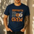 Halloween Kindergarten Boo Crew Kinder Teacher Student Men's Casual T-Shirt Navy Halloween Kindergarten Boo Crew Kinder Teacher Student Men's Casual T-Shirt Navy