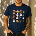 Halloween Math Teacher Men Women Order Of Operations Men's Casual T-Shirt Navy