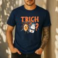 Halloween Medical Lab Science Microbiology Scientist Teacher Men Women Men's Casual T-Shirt Navy Halloween Medical Lab Science Microbiology Scientist Teacher Men Women Men's Casual T-Shirt Navy