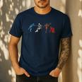 Halloween Teacher Shirts Fall Pumpkin Fall Book Shirt Men's Casual T-Shirt Navy Halloween Teacher Shirts Fall Pumpkin Fall Book Shirt Men's Casual T-Shirt Navy