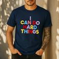 I Can Do Hard Things Teacher Inspiration Do Hard Things Men's Casual T-Shirt Navy I Can Do Hard Things Teacher Inspiration Do Hard Things Men's Casual T-Shirt Navy