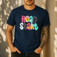 Head Start Team Homeschool Teacher Headstart Back To School Men's Casual T-Shirt Navy Head Start Team Homeschool Teacher Headstart Back To School Men's Casual T-Shirt Navy