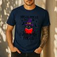 Hocus Pocus Everybody Focus Halloween Teacher For Men Women Men's Casual T-Shirt Navy