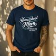 Homeschool Life Homeschool Mom Homeschool Dad Teacher Kids Men's Casual T-Shirt Navy
