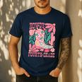 Howdy Fourth Grade Western 4th Grade Teacher Cowboy Cowgirl Men's Casual T-Shirt Navy