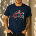HUGvyn Square Root 4489 Math Teacher 67 Meme Halloween Men's Casual T-Shirt Navy
