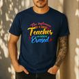 The Influence Of Great Teacher Can Never Be Erased School For Men Women Men's Casual T-Shirt Navy