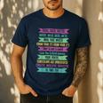 Their There And They'Re English Teacher Men Women Men's Casual T-Shirt Navy