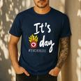It's Fry Day Teacher Life Men's Casual T-Shirt Navy It's Fry Day Teacher Life Men's Casual T-Shirt Navy