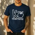 K Is For Kindergarten Kindergarten Teacher Men Women Girls Kids Men's Casual T-Shirt Navy