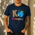 K Is For Kindergarten Teacher Tie Dye Back To School Kinder For Men Women Girls Kids Men's Casual T-Shirt Navy