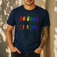 Be Kind Pride Sign Language Rainbow Teachers Interpreter ASL Men's Casual T-Shirt Navy Be Kind Pride Sign Language Rainbow Teachers Interpreter ASL Men's Casual T-Shirt Navy