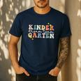 Kindergarten Dream Team Teacher Back To School Men's Casual T-Shirt Navy Kindergarten Dream Team Teacher Back To School Men's Casual T-Shirt Navy