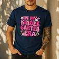 In My Kindergarten Era Girl Back To School Kinder Teacher Men's Casual T-Shirt Navy In My Kindergarten Era Girl Back To School Kinder Teacher Men's Casual T-Shirt Navy