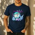 Kindergarten Teacher Dolphin Ocean Life Teaching Team Spirit Men's Casual T-Shirt Navy Kindergarten Teacher Dolphin Ocean Life Teaching Team Spirit Men's Casual T-Shirt Navy