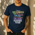 I Am A Kindergarten Teacher Shirt Creative Men's Casual T-Shirt Navy I Am A Kindergarten Teacher Shirt Creative Men's Casual T-Shirt Navy