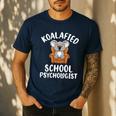 Koalafied School Psychologist Koala Lover Psychology Teacher Men's Casual T-Shirt Navy Koalafied School Psychologist Koala Lover Psychology Teacher Men's Casual T-Shirt Navy
