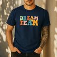 Last Day Of School Back To School Dream-Team Teacher Kids Men's Casual T-Shirt Navy Last Day Of School Back To School Dream-Team Teacher Kids Men's Casual T-Shirt Navy