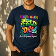 Let The Games Begin Fourth Grade Field Day 2025 Teacher Kid Men's Casual T-Shirt Navy Let The Games Begin Fourth Grade Field Day 2025 Teacher Kid Men's Casual T-Shirt Navy