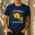 Let's Taco Bout Learning Back To School Teacher Kids Men's Casual T-Shirt Navy Let's Taco Bout Learning Back To School Teacher Kids Men's Casual T-Shirt Navy