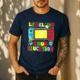 Level Up Your Education Gaming Inspired Teacher Gamers Men's Casual T-Shirt Navy Level Up Your Education Gaming Inspired Teacher Gamers Men's Casual T-Shirt Navy
