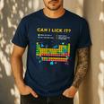 Can I Lick It Periodic Table Science Teacher Student Premium Tri-Blend Men's Casual T-Shirt Navy Can I Lick It Periodic Table Science Teacher Student Premium Tri-Blend Men's Casual T-Shirt Navy