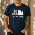 I Love School Supplies Teacher Shirt Men's Casual T-Shirt Navy I Love School Supplies Teacher Shirt Men's Casual T-Shirt Navy