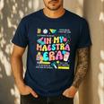 In My Maestra Era Spanish Bilingual Teacher Back To School Men's Casual T-Shirt Navy In My Maestra Era Spanish Bilingual Teacher Back To School Men's Casual T-Shirt Navy