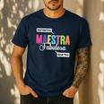 Maestra Fabulosa Bilingual Spanish Espanol Teacher School Men's Casual T-Shirt Navy Maestra Fabulosa Bilingual Spanish Espanol Teacher School Men's Casual T-Shirt Navy