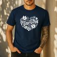 Maestra Spanish Teacher Men's Casual T-Shirt Navy