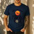 Make Mark Paintbrush International Dot Day Art Teacher Men's Casual T-Shirt Navy