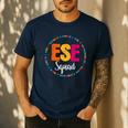 Matching ESE Squad First Last Day Team Teacher Student Tribe Men's Casual T-Shirt Navy Matching ESE Squad First Last Day Team Teacher Student Tribe Men's Casual T-Shirt Navy