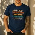 Math Teacher Cute Be Like Subtraction And Make A Difference Men's Casual T-Shirt Navy Math Teacher Cute Be Like Subtraction And Make A Difference Men's Casual T-Shirt Navy