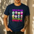 Math Teacher My Jam Here To Spread Mathematics Humor Men's Casual T-Shirt Navy