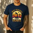 Math Teacher Shirt Math Teachers Love Brains Halloween Math For Men Women Men's Casual T-Shirt Navy