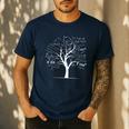 Mathematics Equation Mathematician Stuff Men Women AP Calculus Algebra Tree Math Teacher Nerd Geek Adults Kids Classic Fit Crew Neck Short Sleeve Small Men's Casual T-Shirt Navy