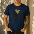 You Matter Leopard Print Teacher Kind Counselor Kindness Men's Casual T-Shirt Navy You Matter Leopard Print Teacher Kind Counselor Kindness Men's Casual T-Shirt Navy