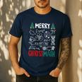 Merry Christmath – Math Christmas For Math Teacher For Men Women Kids Men's Casual T-Shirt Navy