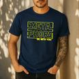 Metaphors Be With You English Teacher Shirts T-Shirt Men's Casual T-Shirt Navy